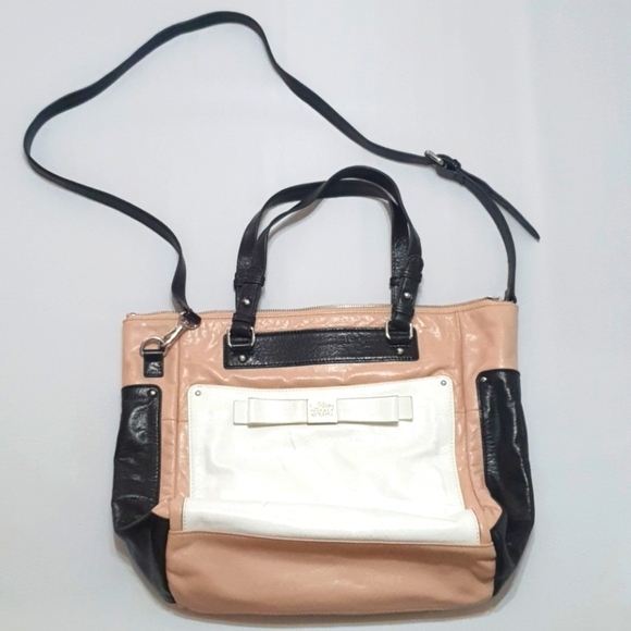 Badgley Mischka three-toned Crossbody shoulder Bag - Picture 1 of 9